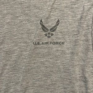 3xl gray Air Force tshirt never worn
